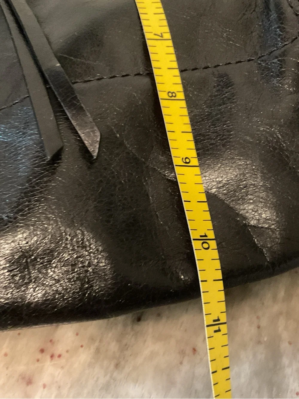 Michael Kors black leather Fallon Hobo bag